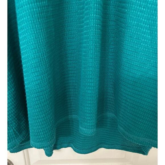 Lane Bryant NWT Turquoise Green Thermal Waffle Knit Relaxed Fit Top 30-32 5X - Picture 6 of 13